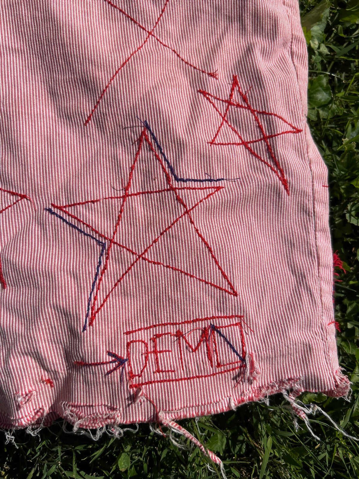 “Kandy Kane” Jean Shorts