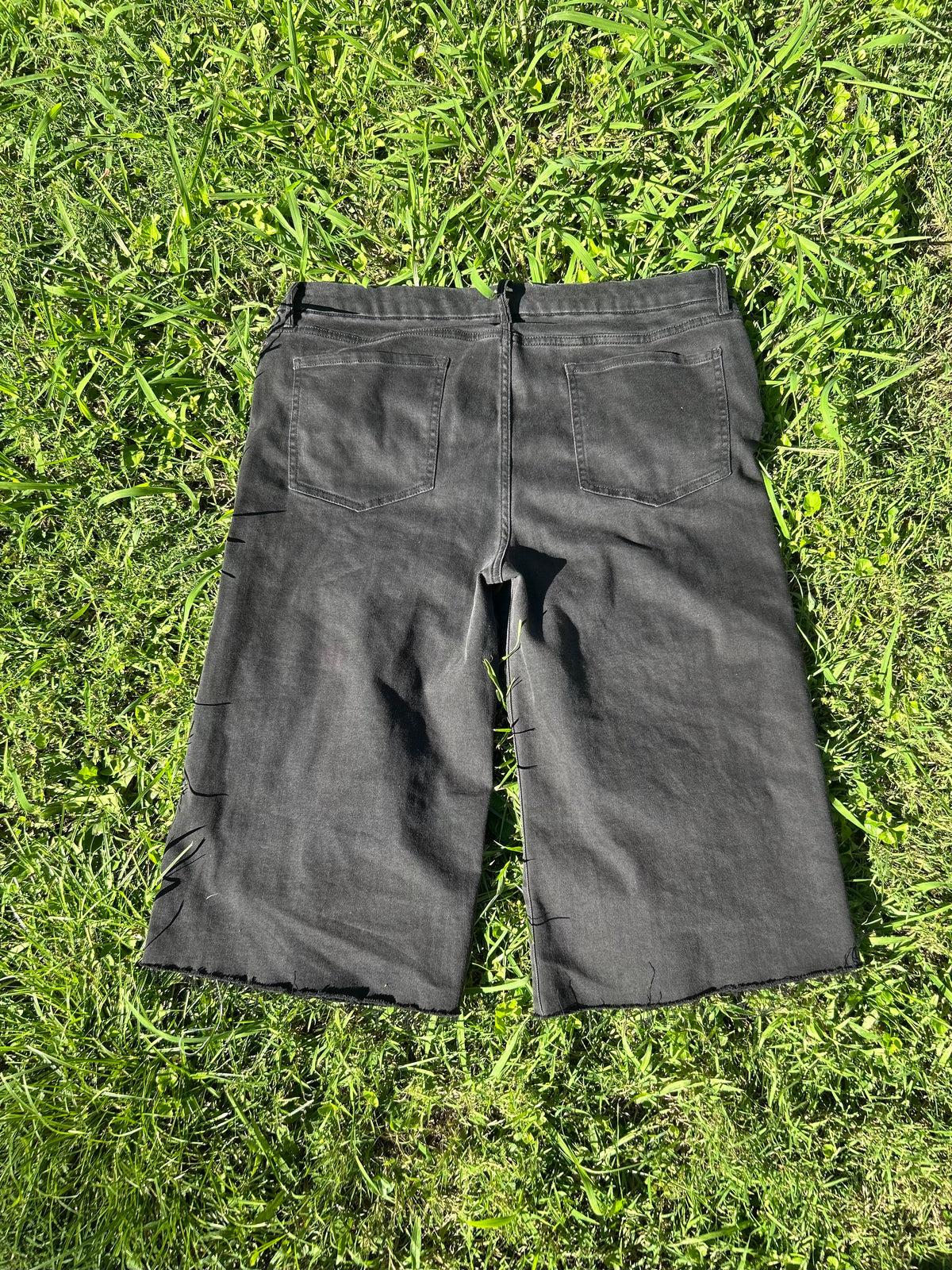 “Black King” Jean Shorts