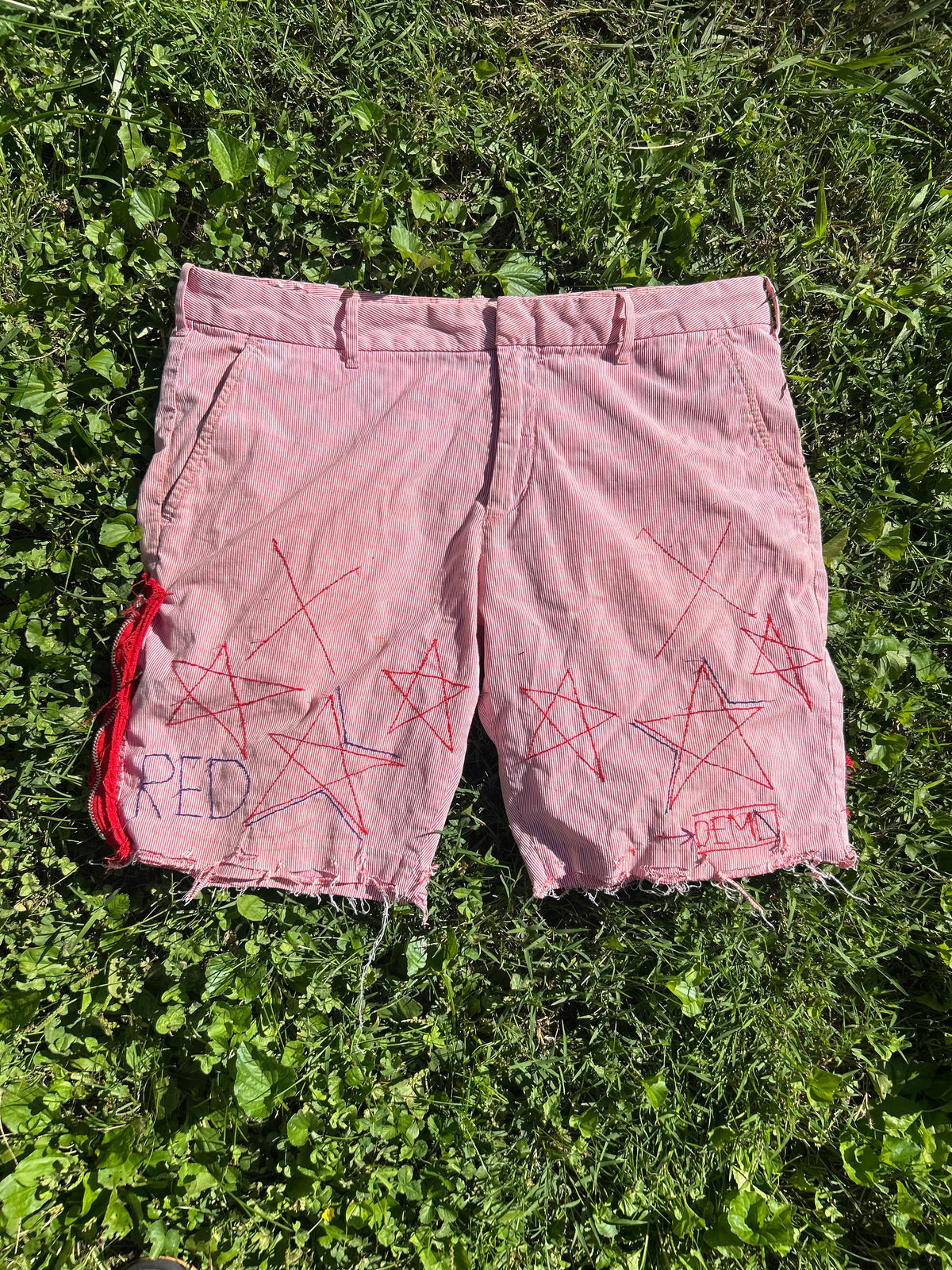 “Kandy Kane” Jean Shorts