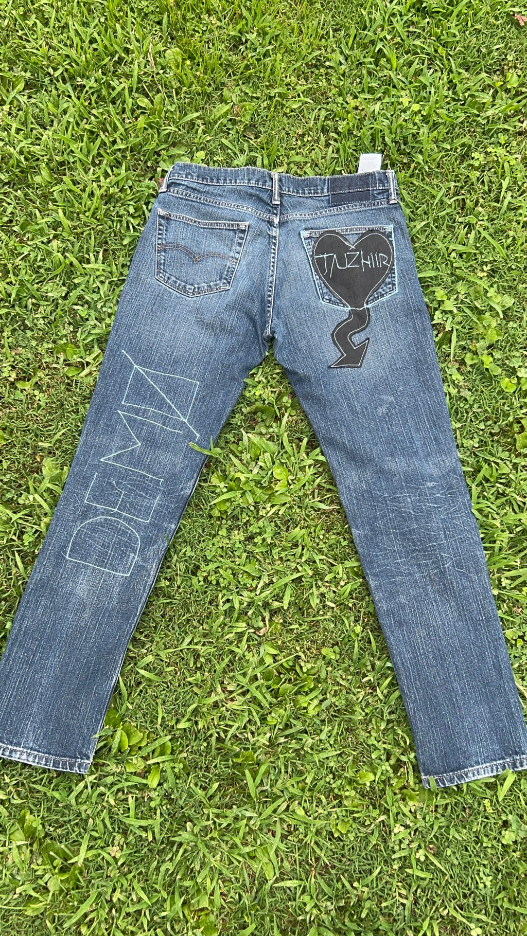 “Lower Grid” Jeans