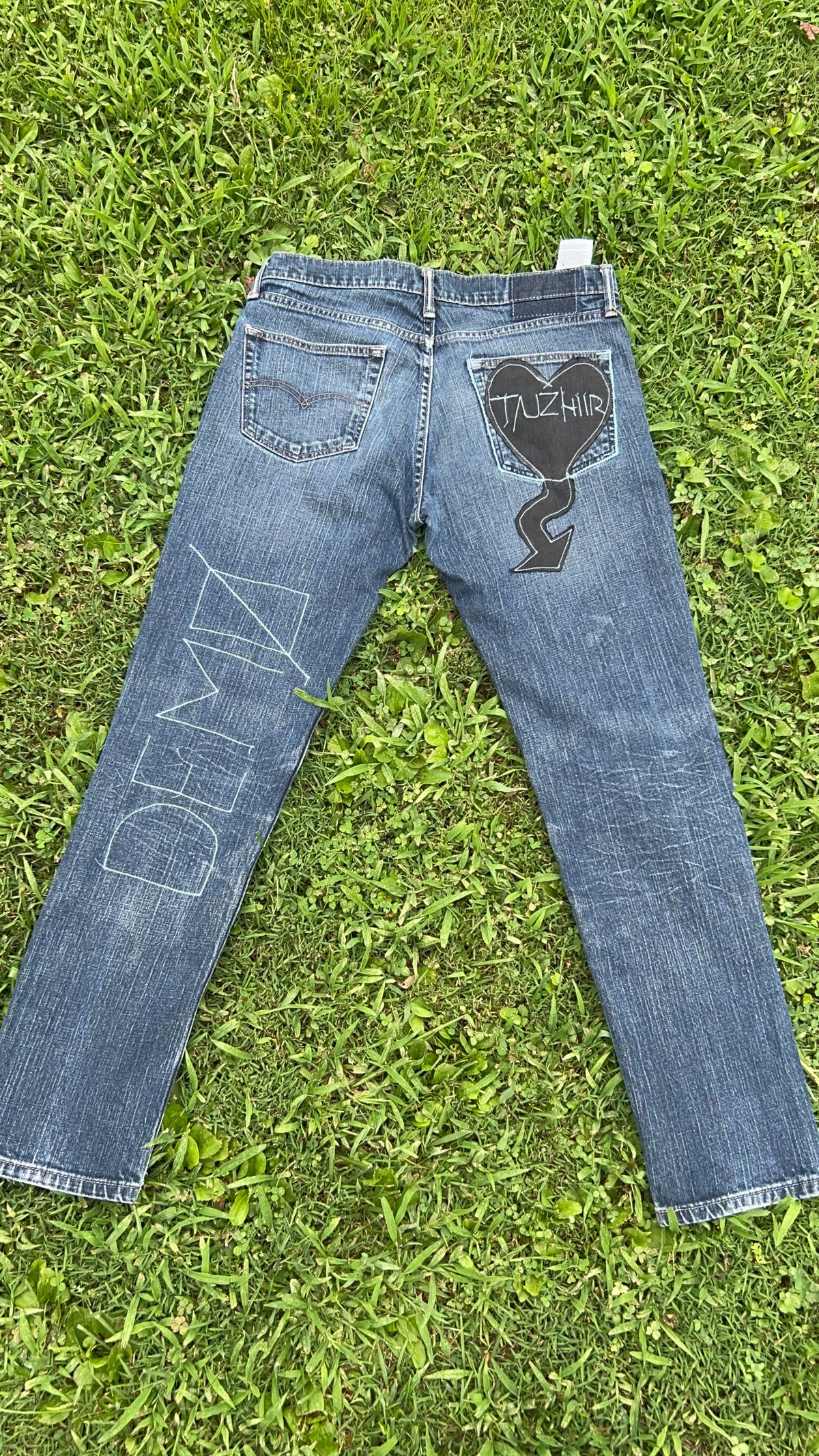 “Lower Grid” Jeans