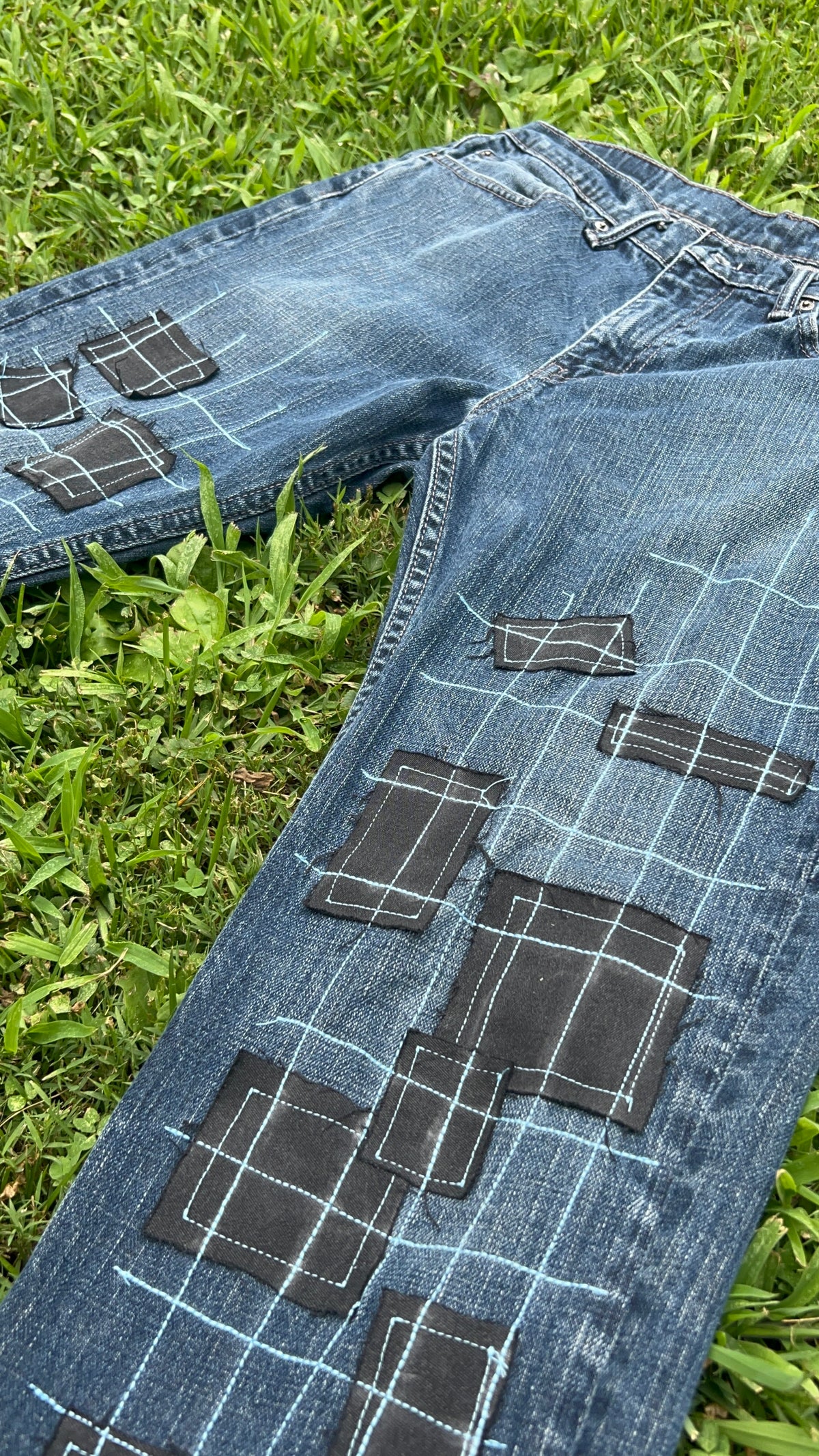 “Lower Grid” Jeans