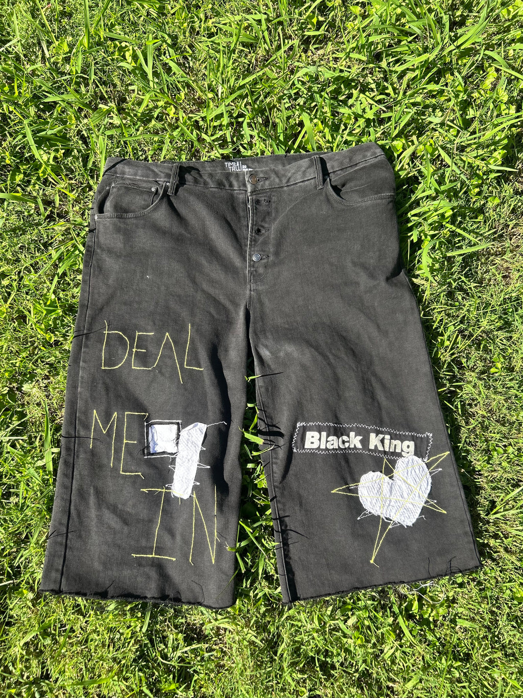 “Black King” Jean Shorts