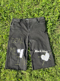 “Black King” Jean Shorts