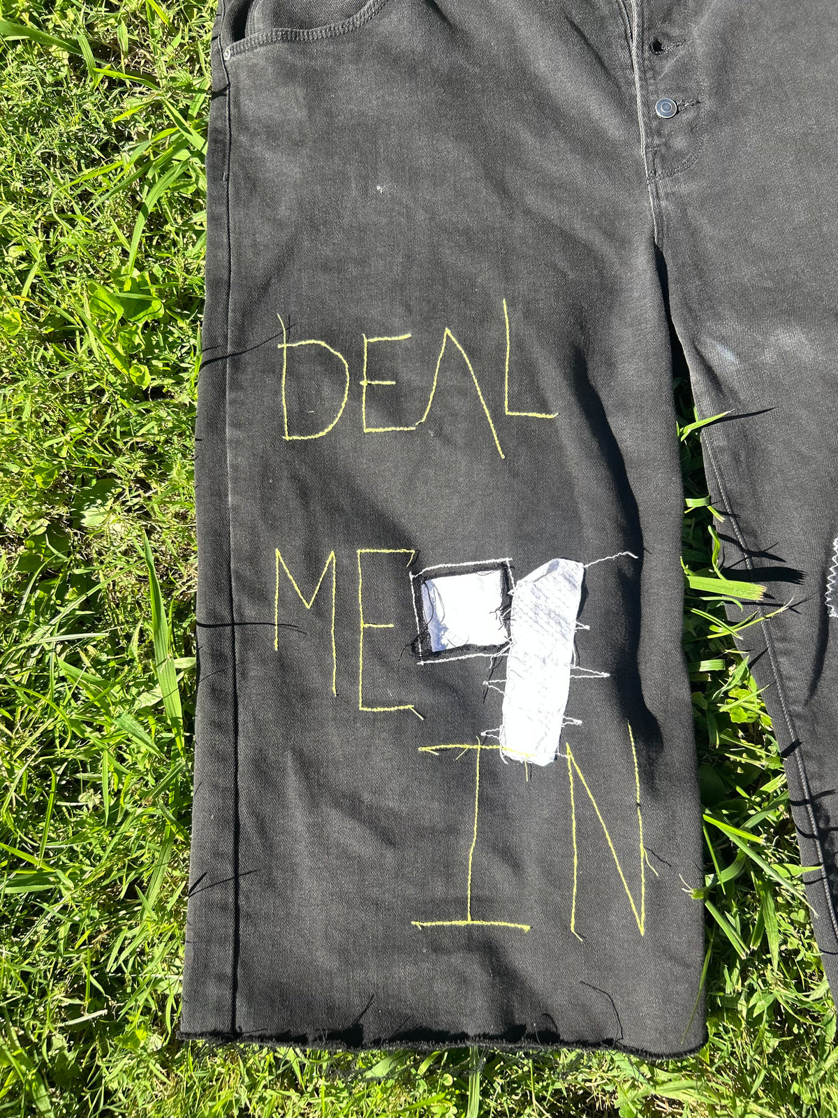 “Black King” Jean Shorts