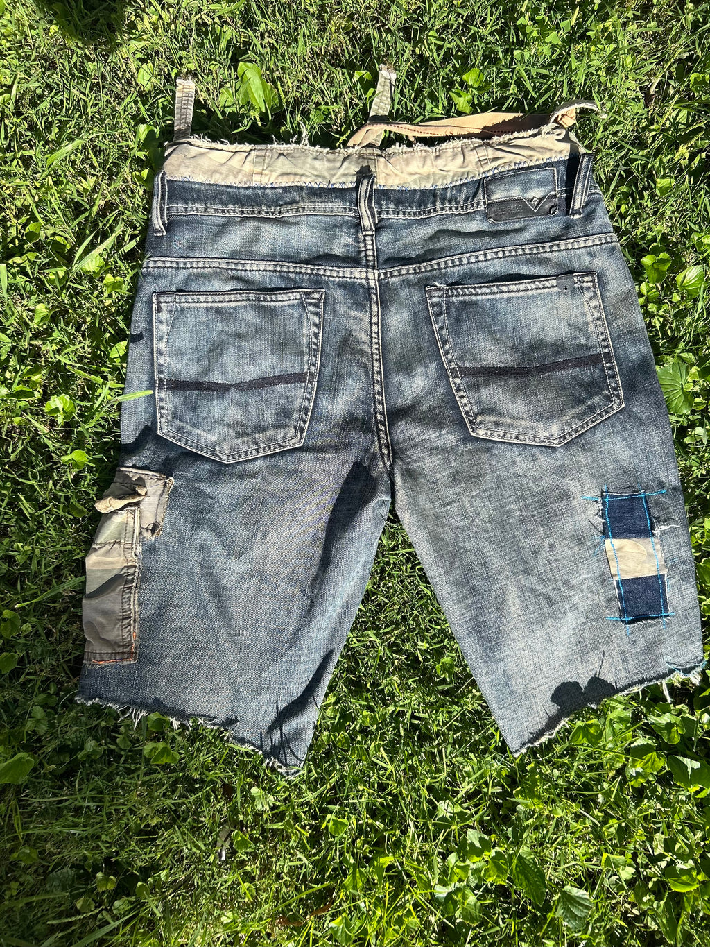 “BRO-KEN” Jean Shorts