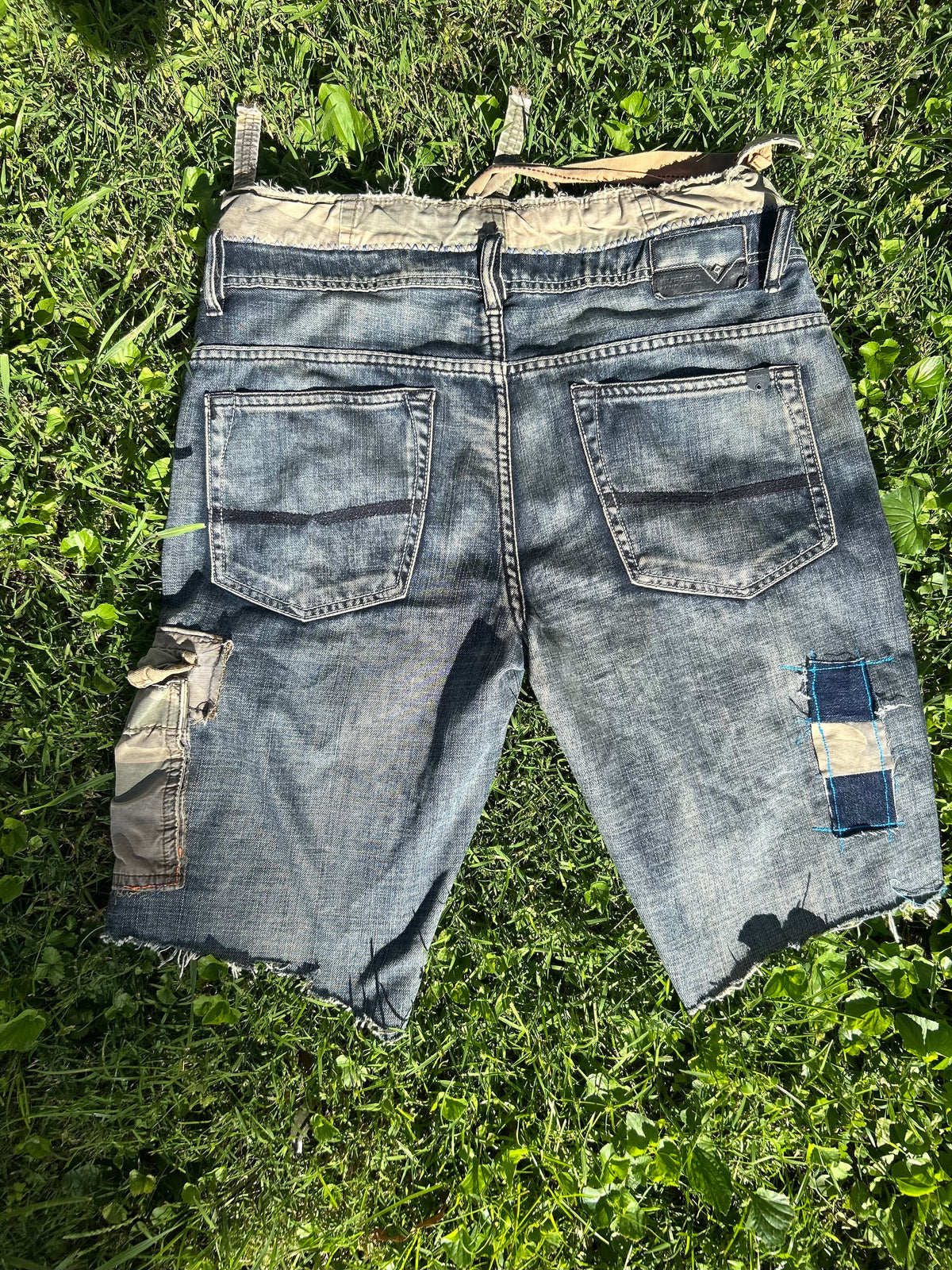“BRO-KEN” Jean Shorts